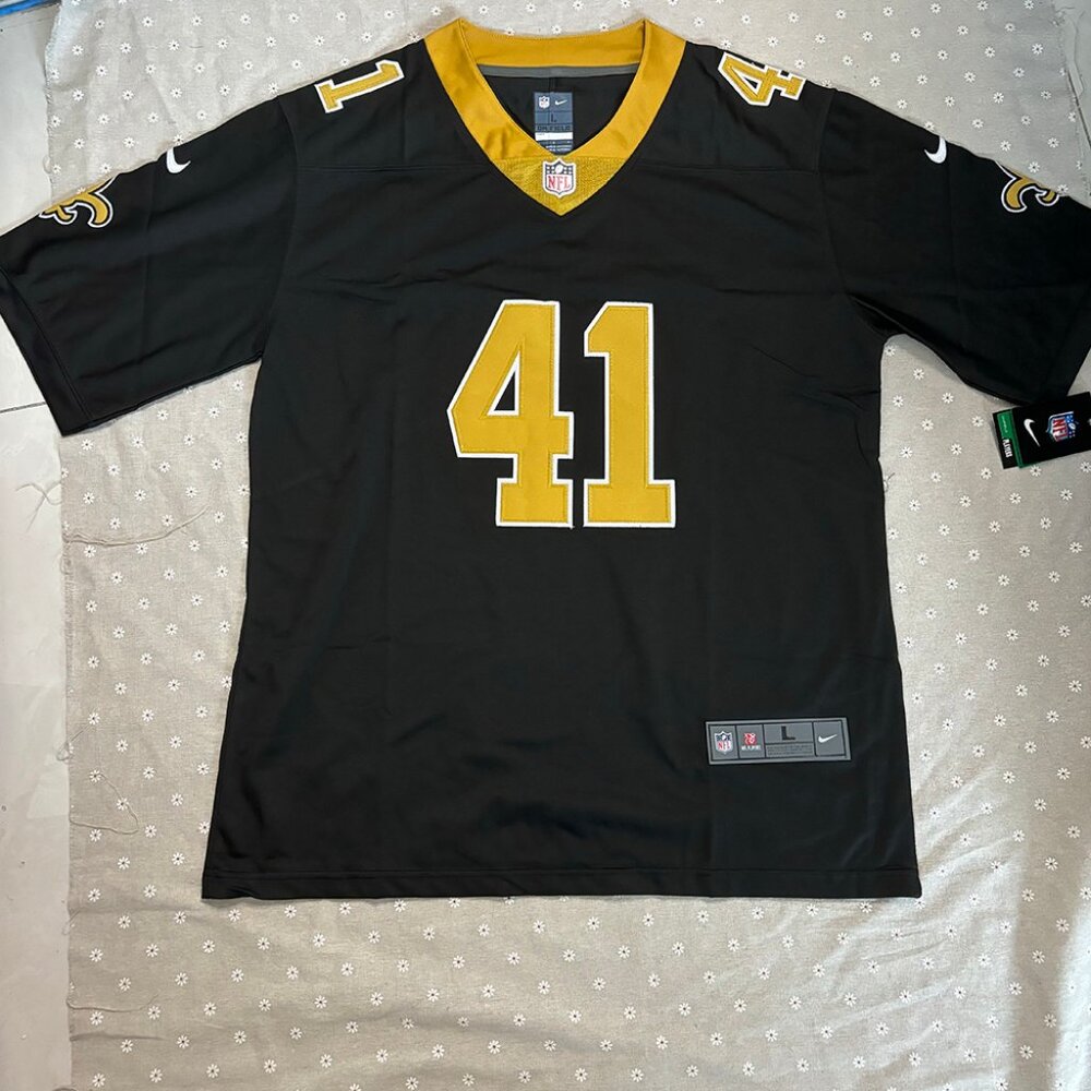 Nike Alvin Kamara #41 New Orleans Saints Jersey Black NFL